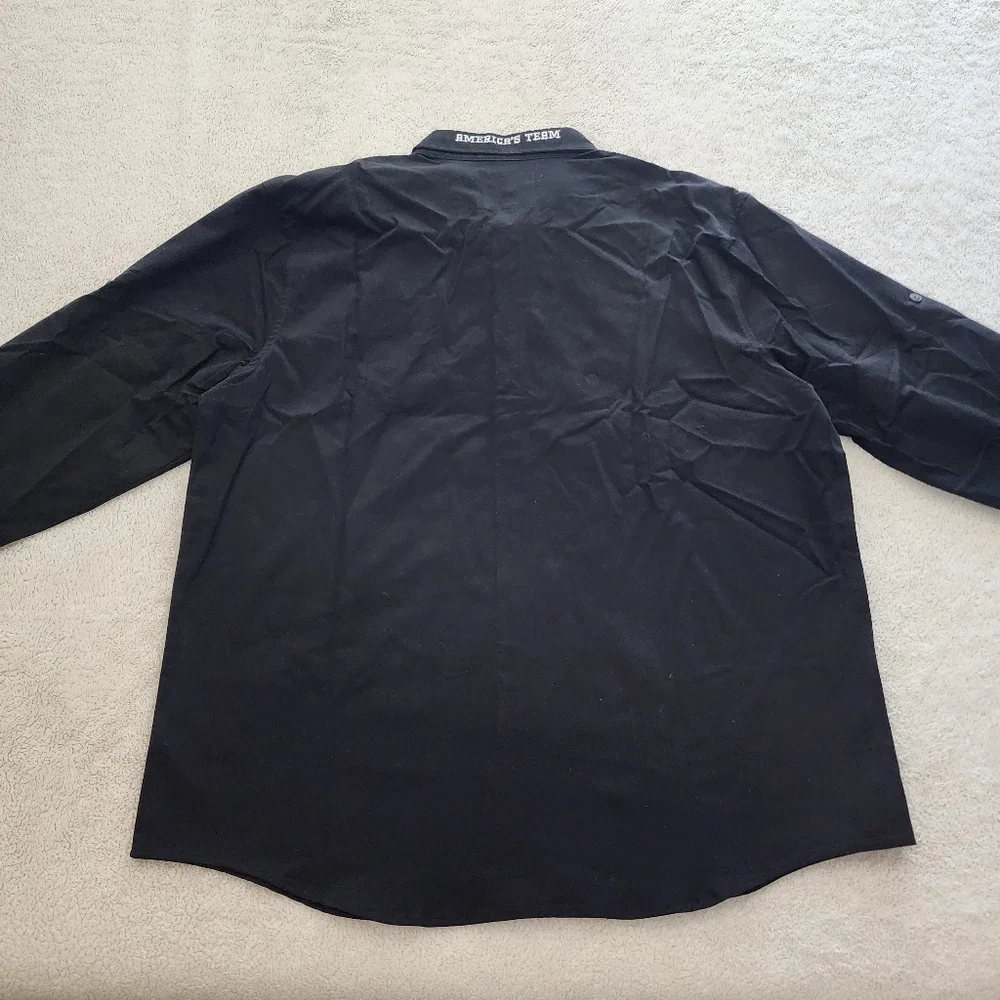 Dallas Cowboys x Darius Rucker Twill L/S Button-Up Shirt, Men XL, NWT - Black - Picture 8 of 11